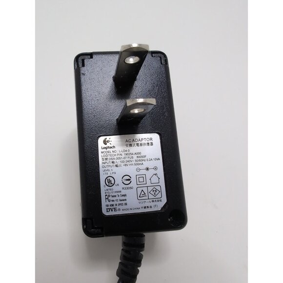 Logitech L-LD4-0 AC AC-Adapter - 8V 0.5A Genuine OEM - Picture 2 of 5
